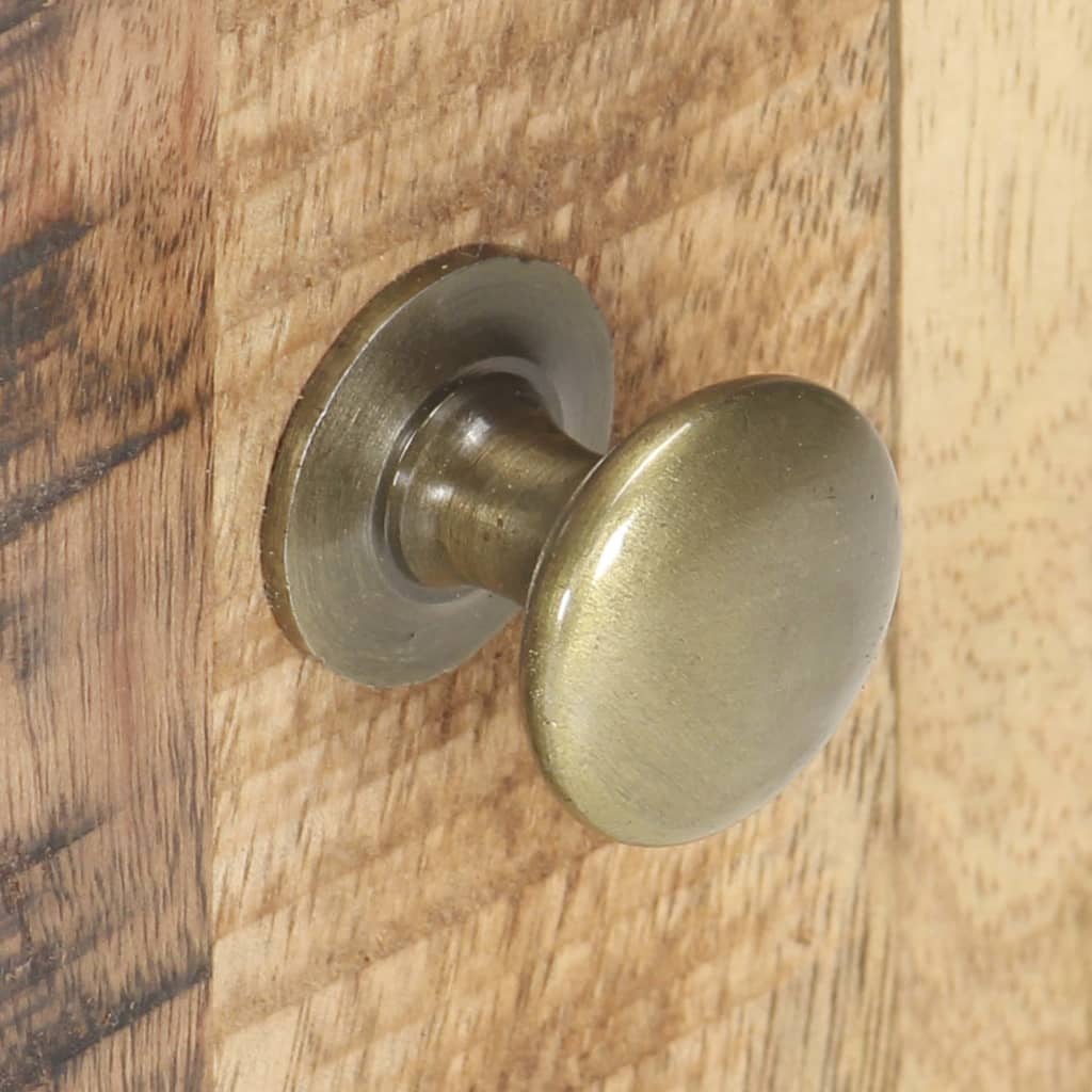 Table de chevet 40x30x50 cm Bois de manguier brut - XIOS