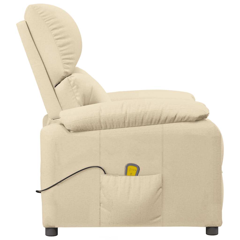 Fauteuil de massage Crème Tissu - XIOS