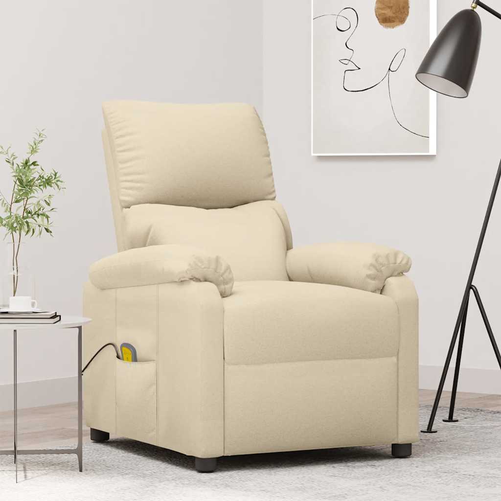 Fauteuil de massage Crème Tissu - XIOS
