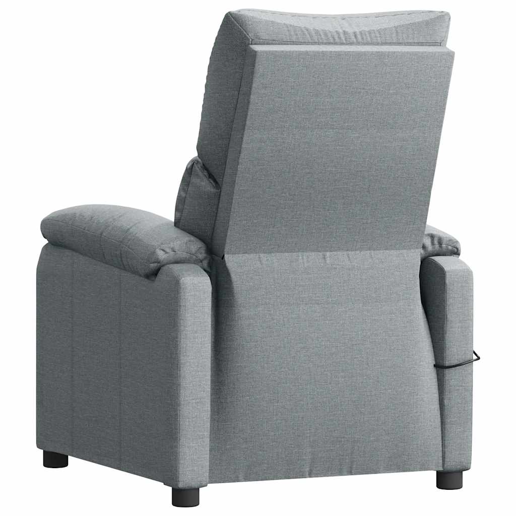 Fauteuil de massage Gris clair Tissu - XIOS