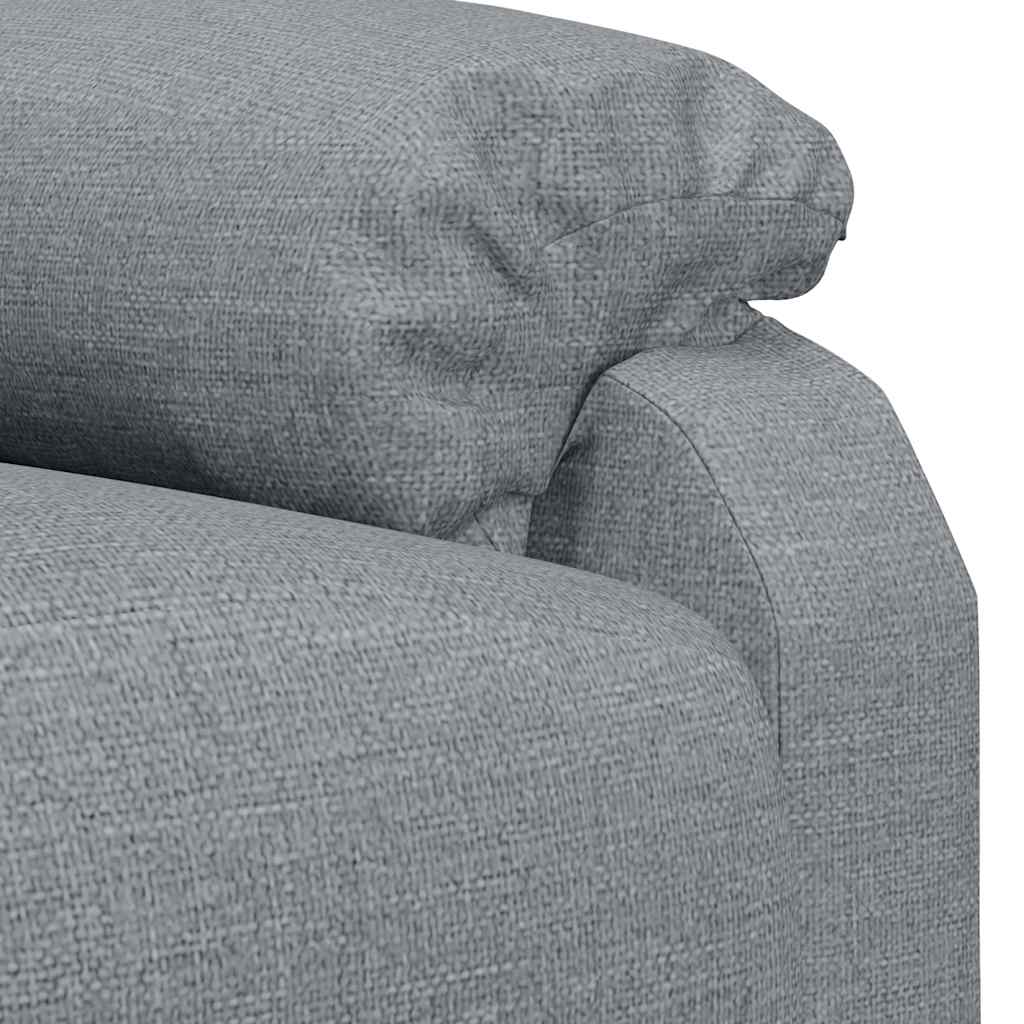 Fauteuil de massage Gris clair Tissu - XIOS