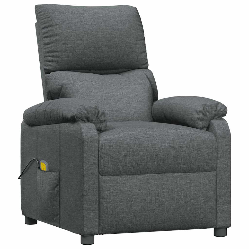 Fauteuil de massage Gris foncé Tissu - XIOS