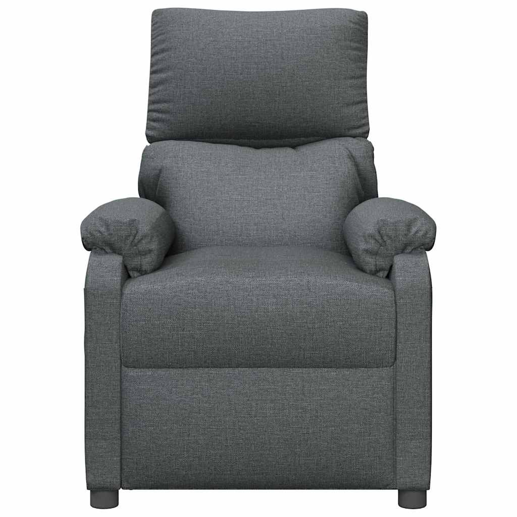 Fauteuil de massage Gris foncé Tissu