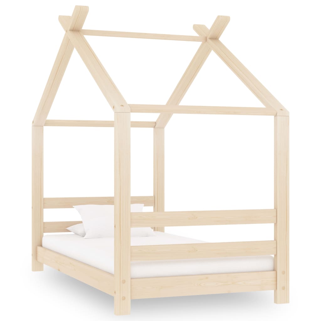 Cadre de lit d'enfant Bois de pin massif 70x140 cm - XIOS
