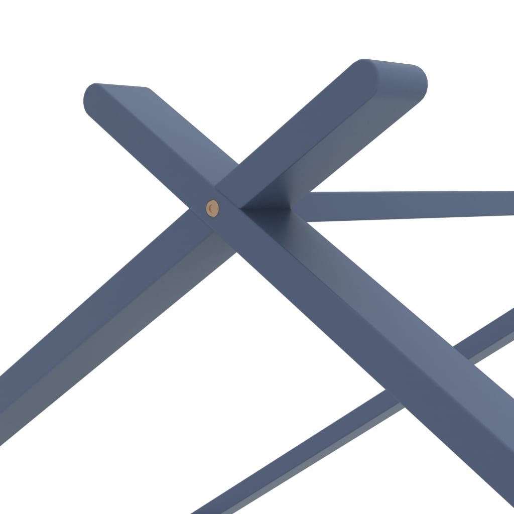 Cadre de lit d'enfant Gris Bois de pin massif 90x200 cm - XIOS