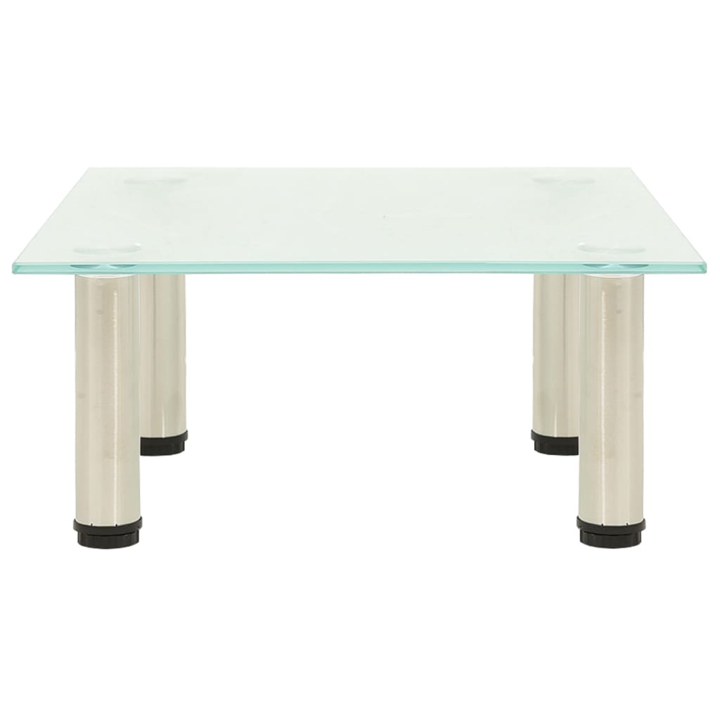 Meuble TV Givré 40x35x17 cm Verre trempé - XIOS