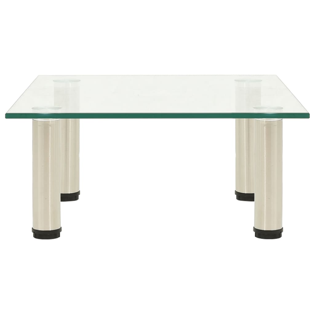 Meuble TV Transparent 40x35x17 cm Verre trempé - XIOS