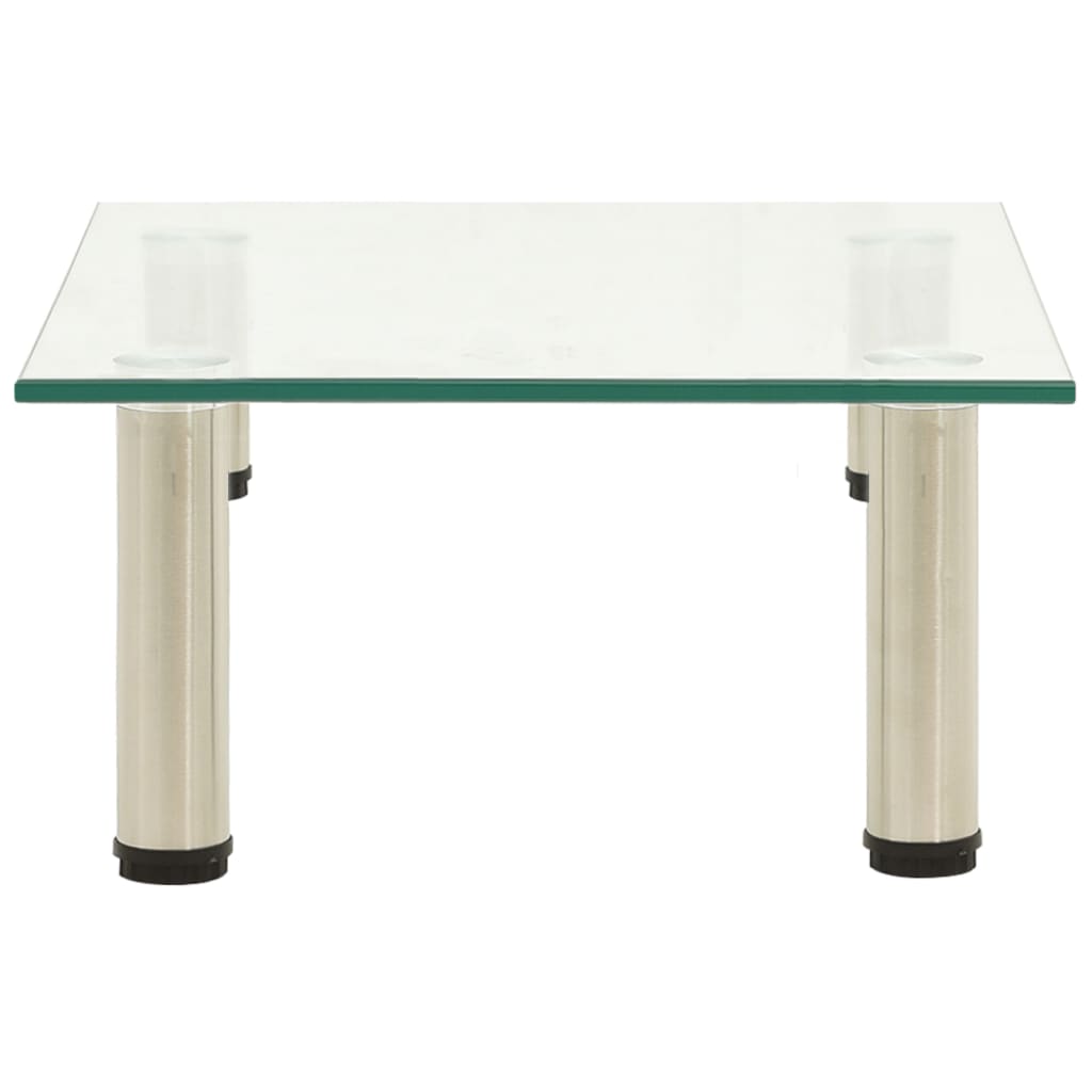 Meuble TV Transparent 40x35x17 cm Verre trempé - XIOS
