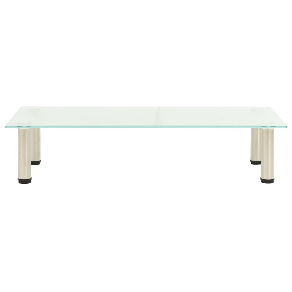 Meuble TV Givré 80x35x17 cm Verre trempé - XIOS