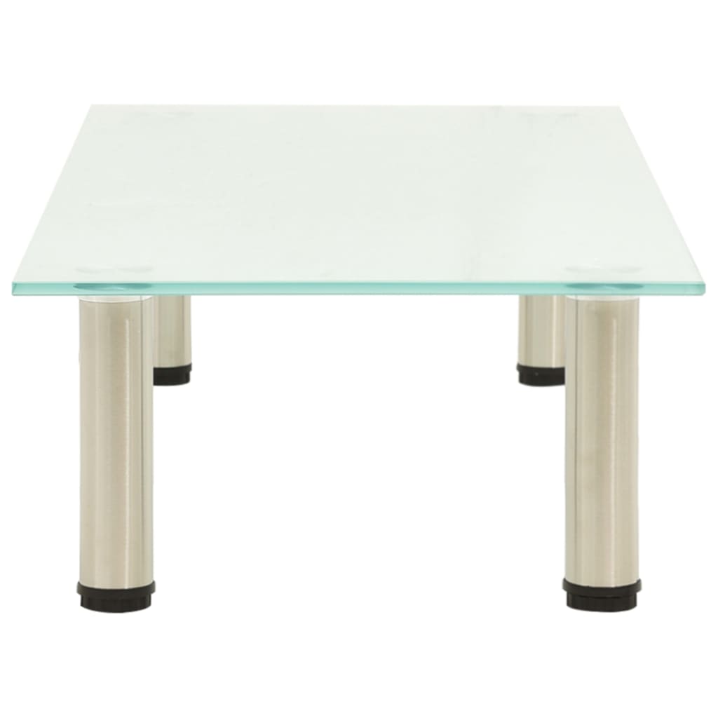 Meuble TV Givré 80x35x17 cm Verre trempé - XIOS