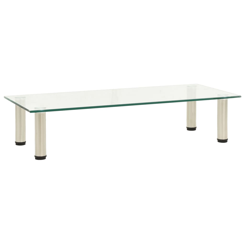 Meuble TV Transparent 80x35x17 cm Verre trempé - XIOS