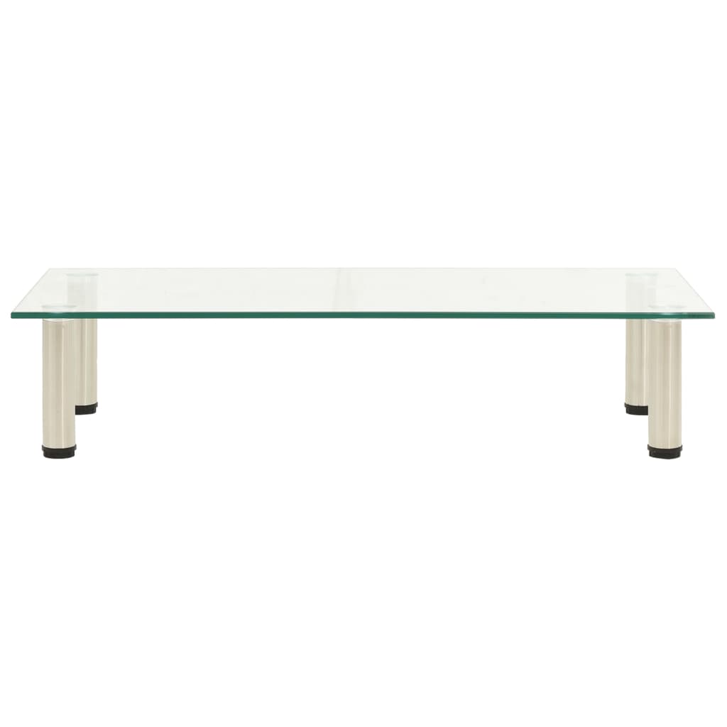 Meuble TV Transparent 80x35x17 cm Verre trempé - XIOS