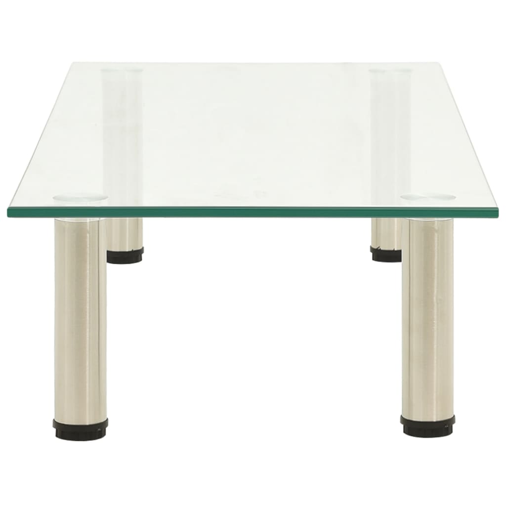 Meuble TV Transparent 80x35x17 cm Verre trempé - XIOS