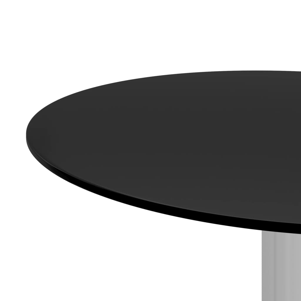 Table basse Noir 40 cm Verre trempé - XIOS