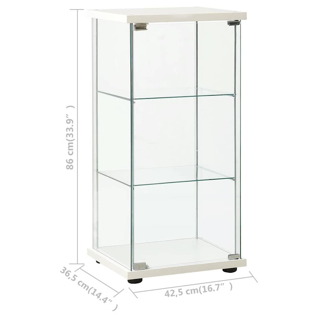 Armoire de rangement Verre trempé Blanc - XIOS