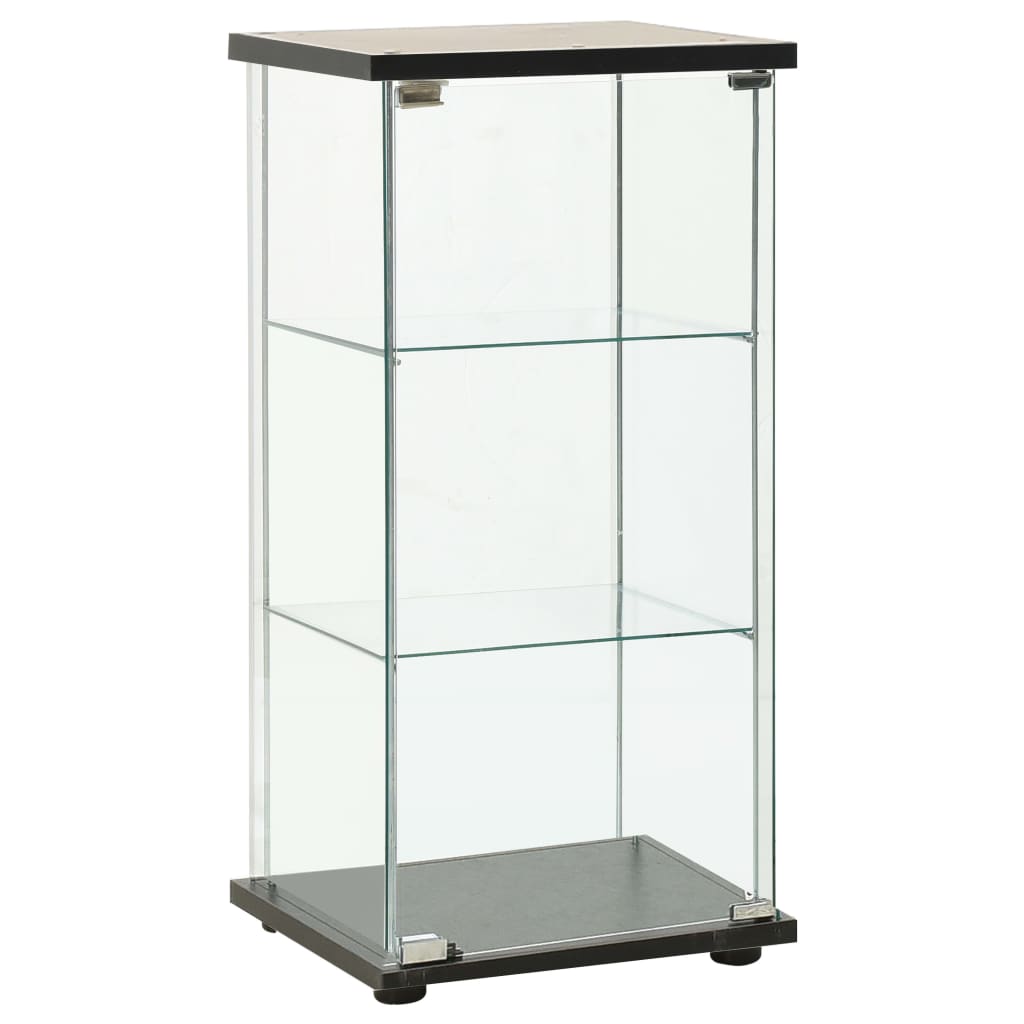 Armoire de rangement Verre trempé Noir - XIOS