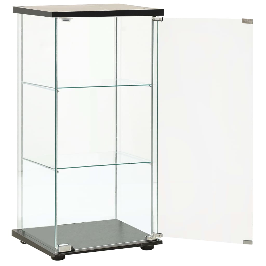 Armoire de rangement Verre trempé Noir - XIOS