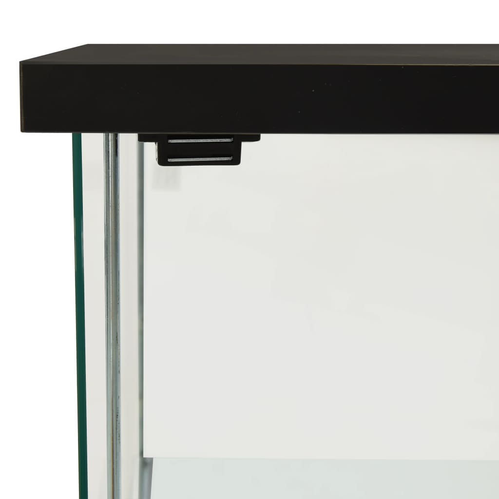 Armoire de rangement Verre trempé Noir - XIOS