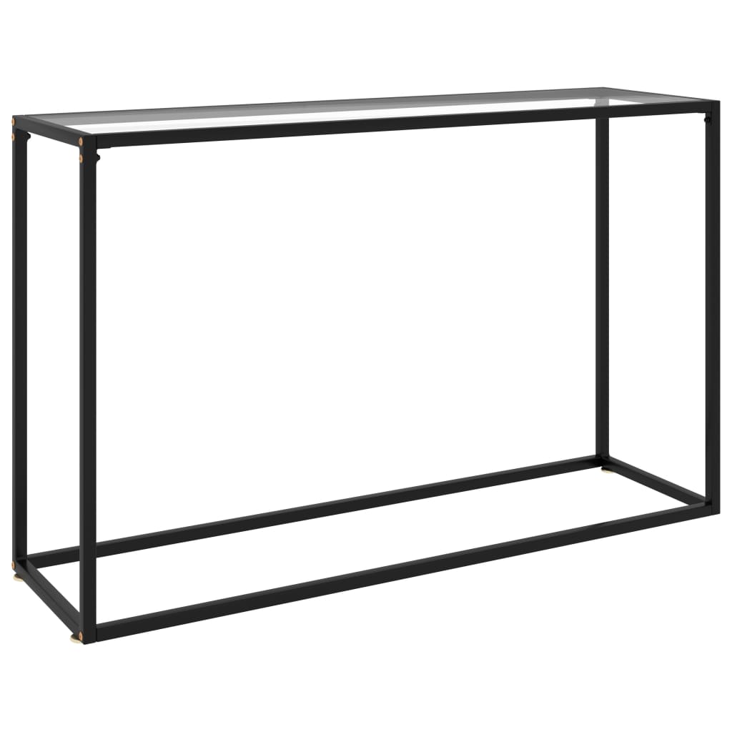 Table console Transparent 120x35x75 cm Verre trempé - XIOS
