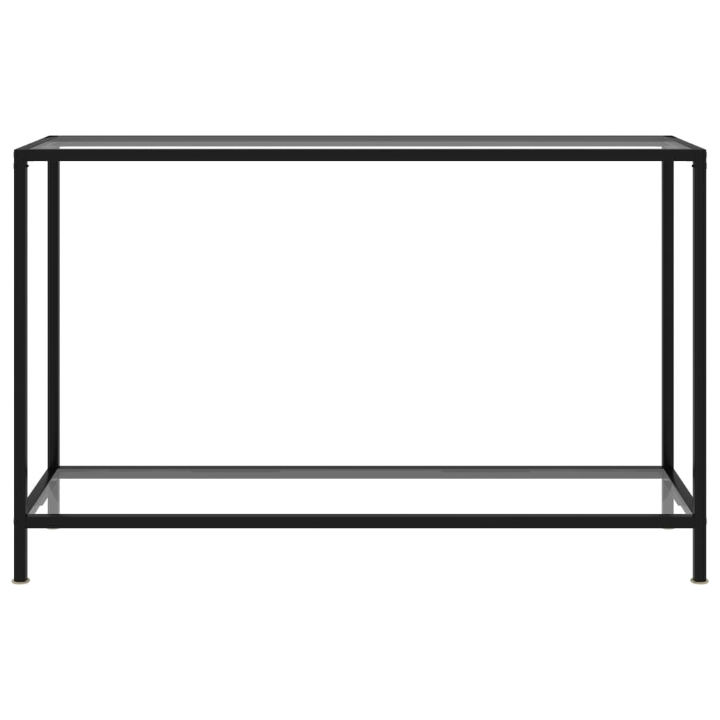 Table console Transparent 120x35x75 cm Verre trempé - XIOS