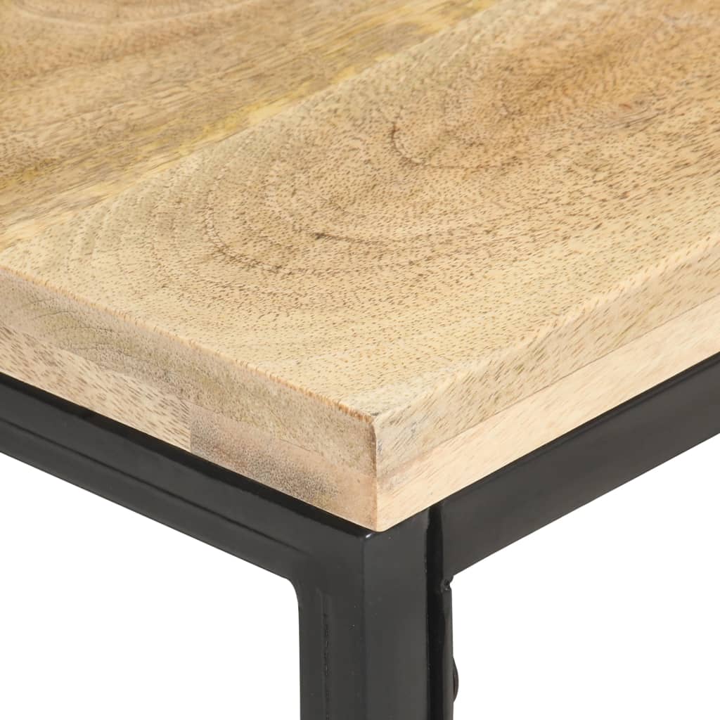 Table d'appoint 40x40x35 cm Bois de manguier massif - XIOS