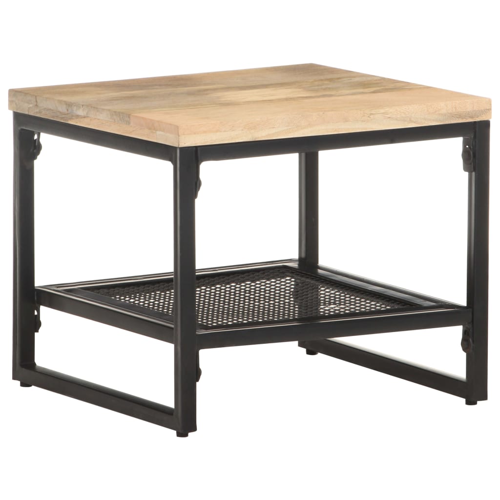 Table d'appoint 40x40x35 cm Bois de manguier massif - XIOS