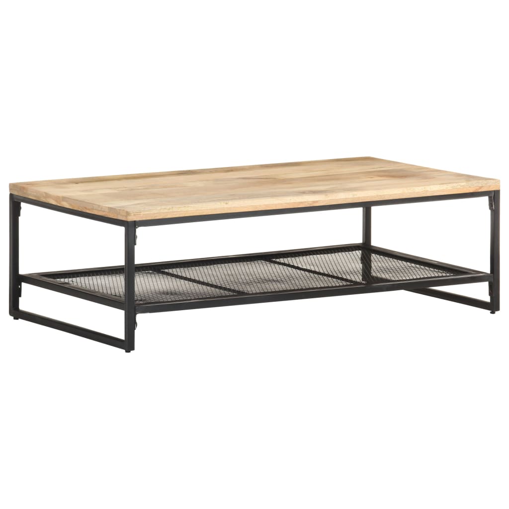 Table basse 110x60x35 cm Bois de manguier massif - XIOS