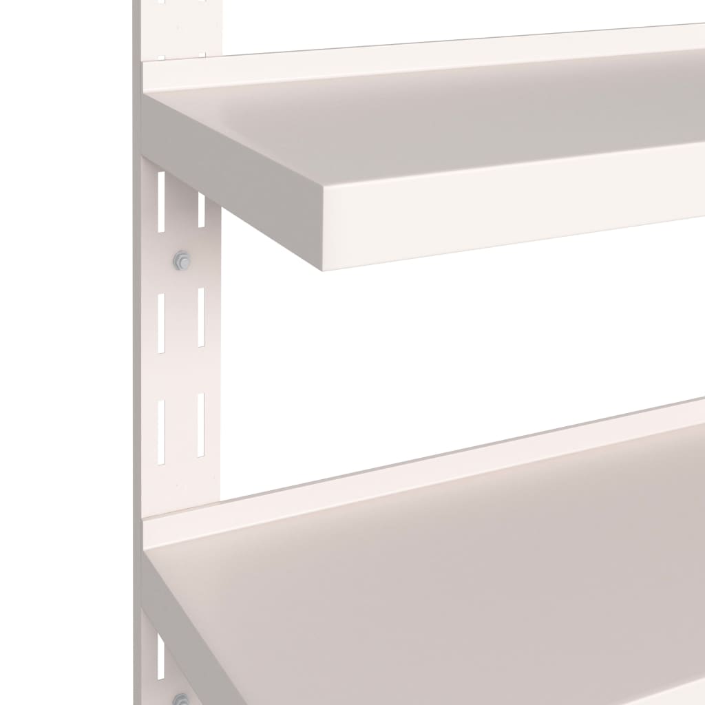 Étagères murales flottantes à 2 niveaux 2 pcs Inox 240x30 cm - XIOS