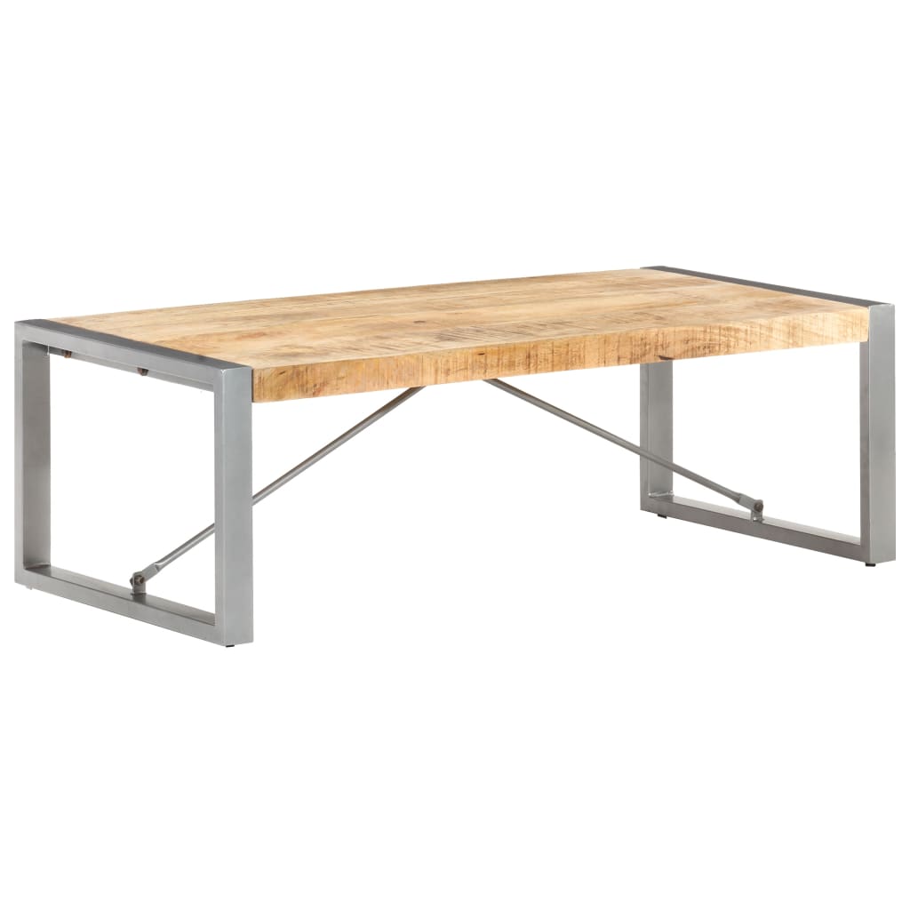 Table basse 120x60x40 cm Bois de manguier brut - XIOS
