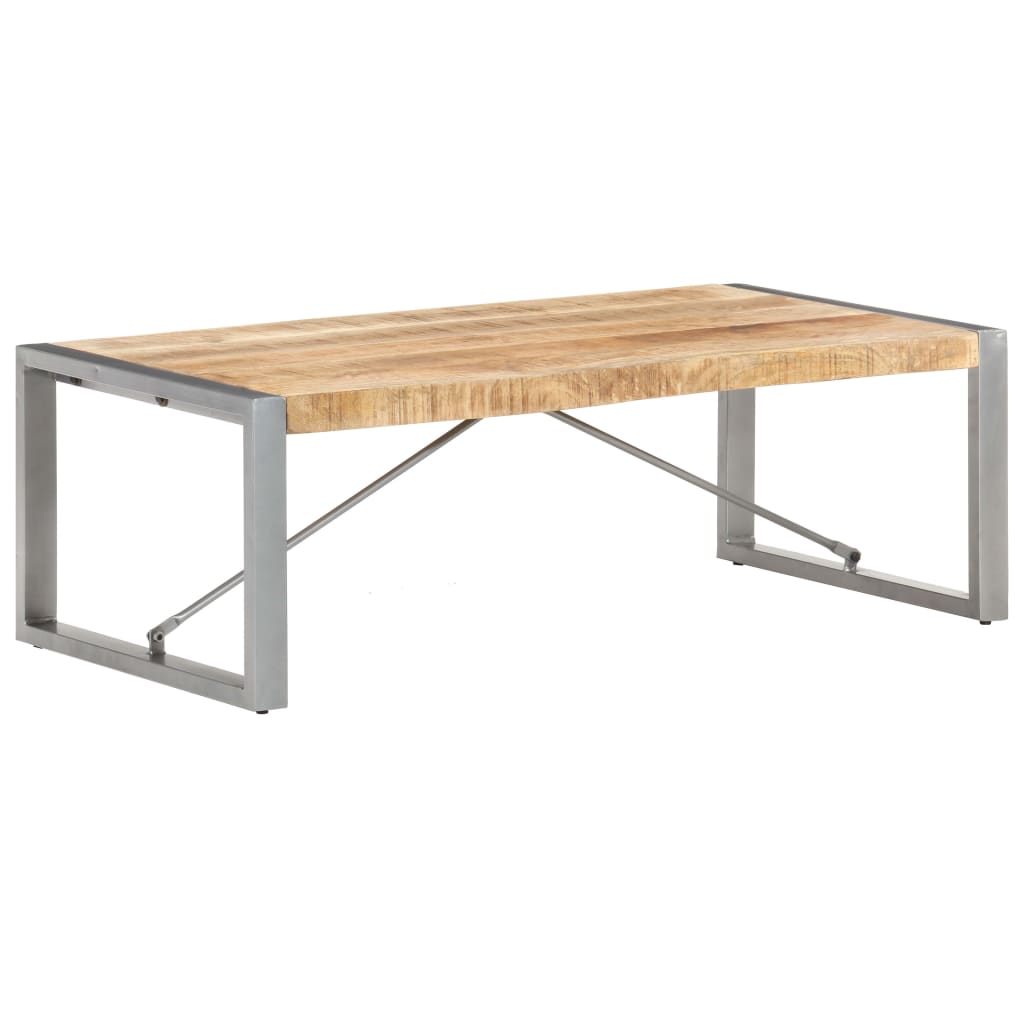 Table basse 120x60x40 cm Bois de manguier brut - XIOS