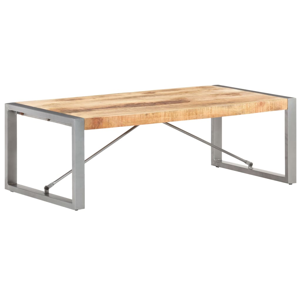 Table basse 120x60x40 cm Bois de manguier brut - XIOS