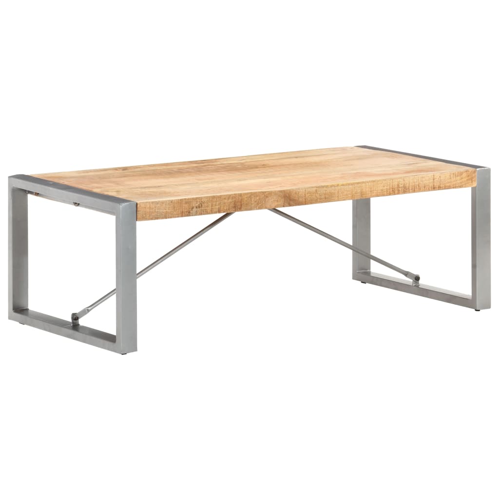 Table basse 120x60x40 cm Bois de manguier brut - XIOS