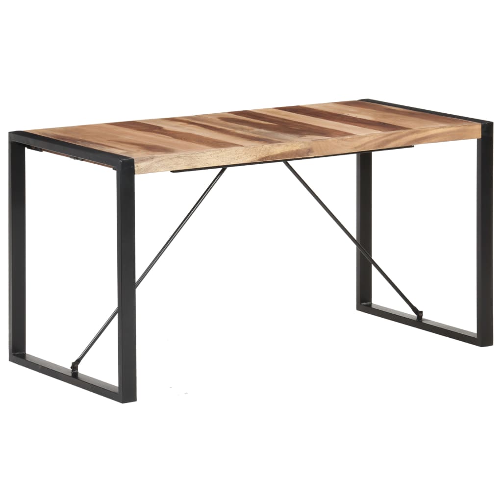 Table à manger 140x70x75 cm bois massif - XIOS