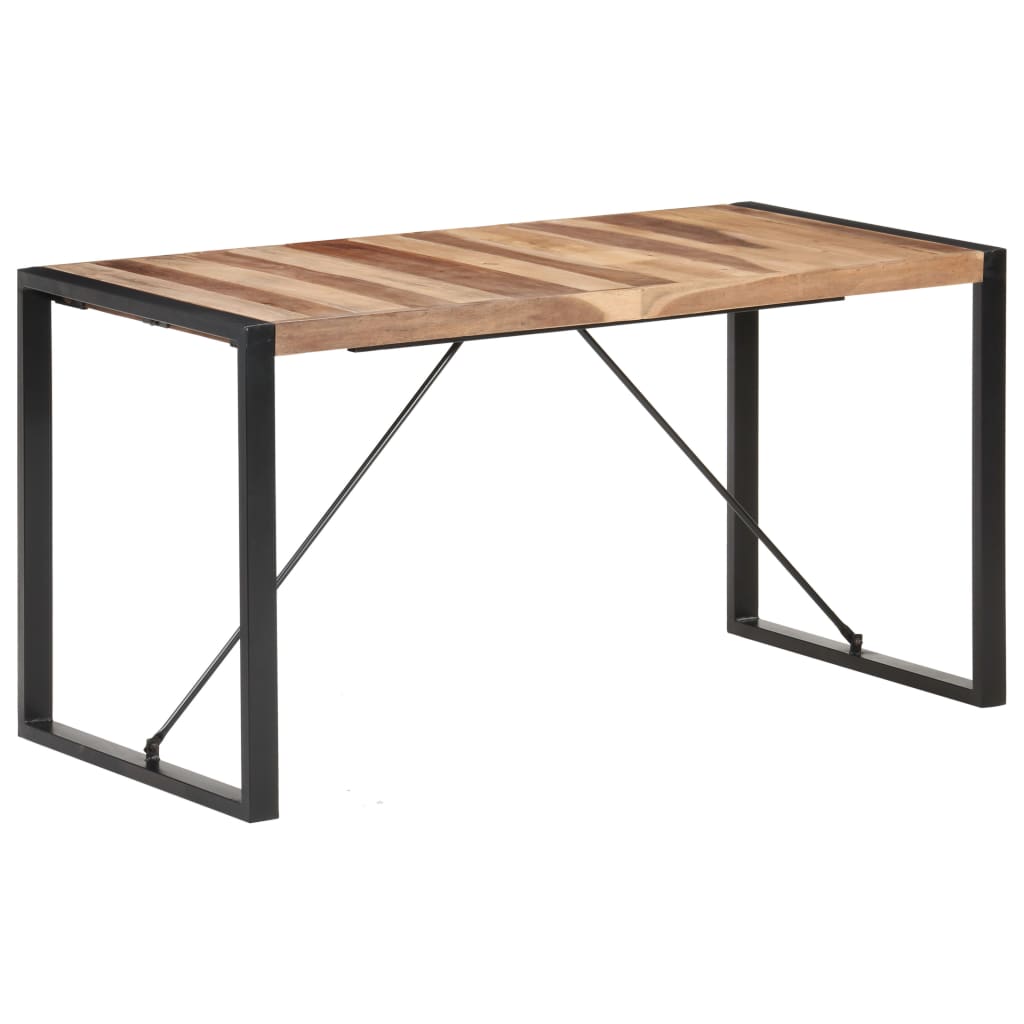 Table à manger 140x70x75 cm bois massif - XIOS