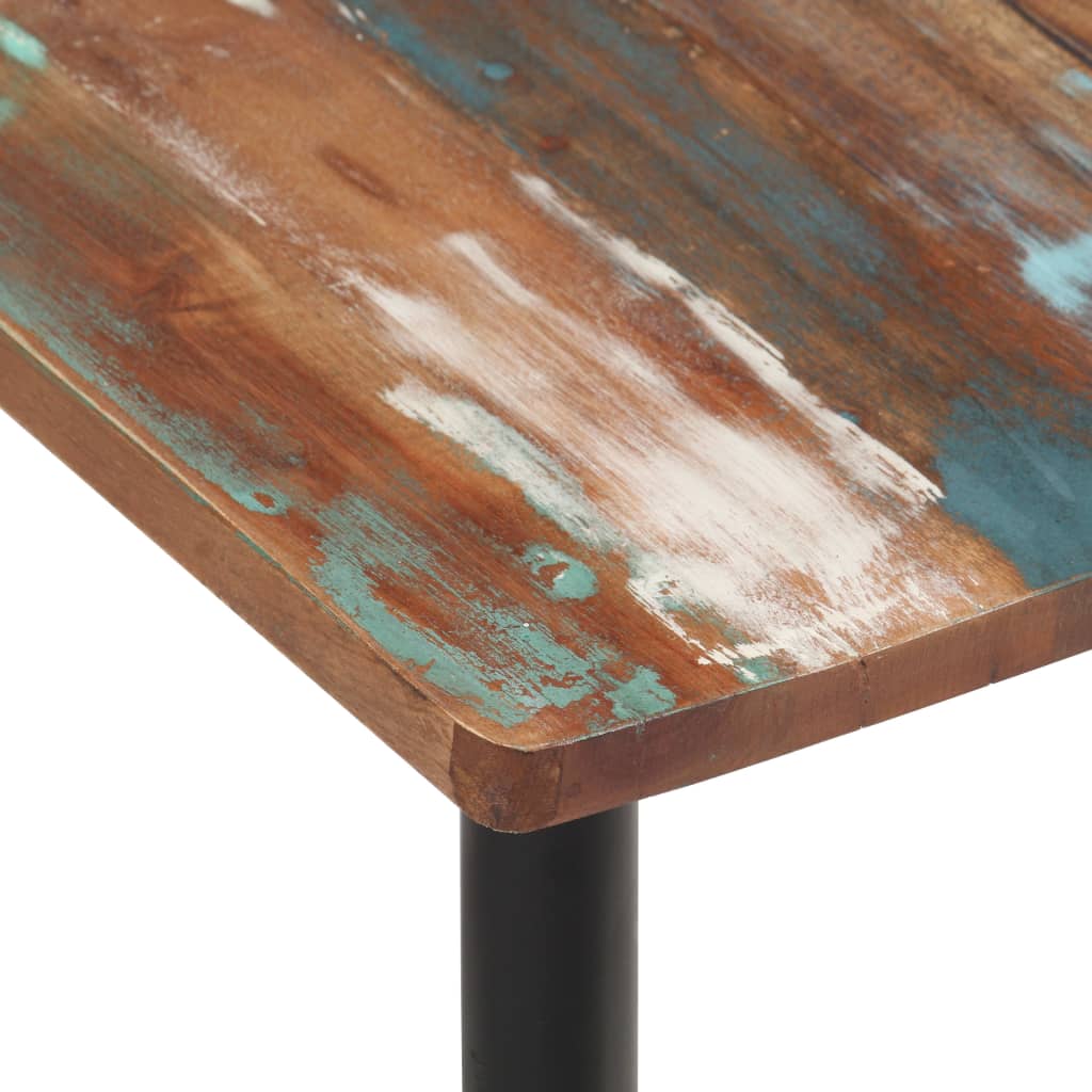 Chaises à manger lot de 6 bois de récupération solide - XIOS