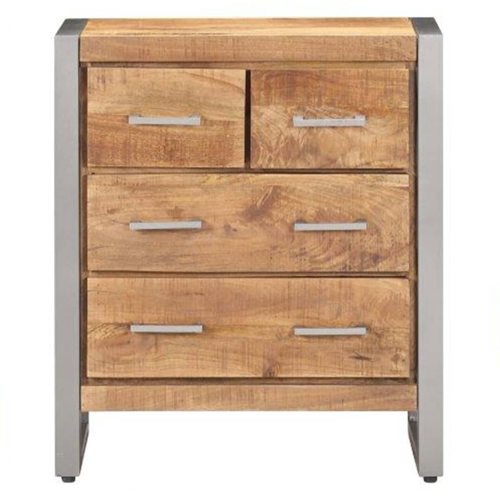 Buffet 60x35x70 cm Bois de manguier brut - XIOS