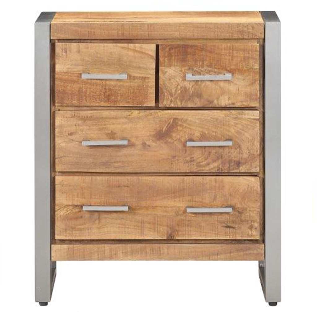 Buffet 60x35x70 cm Bois de manguier brut - XIOS