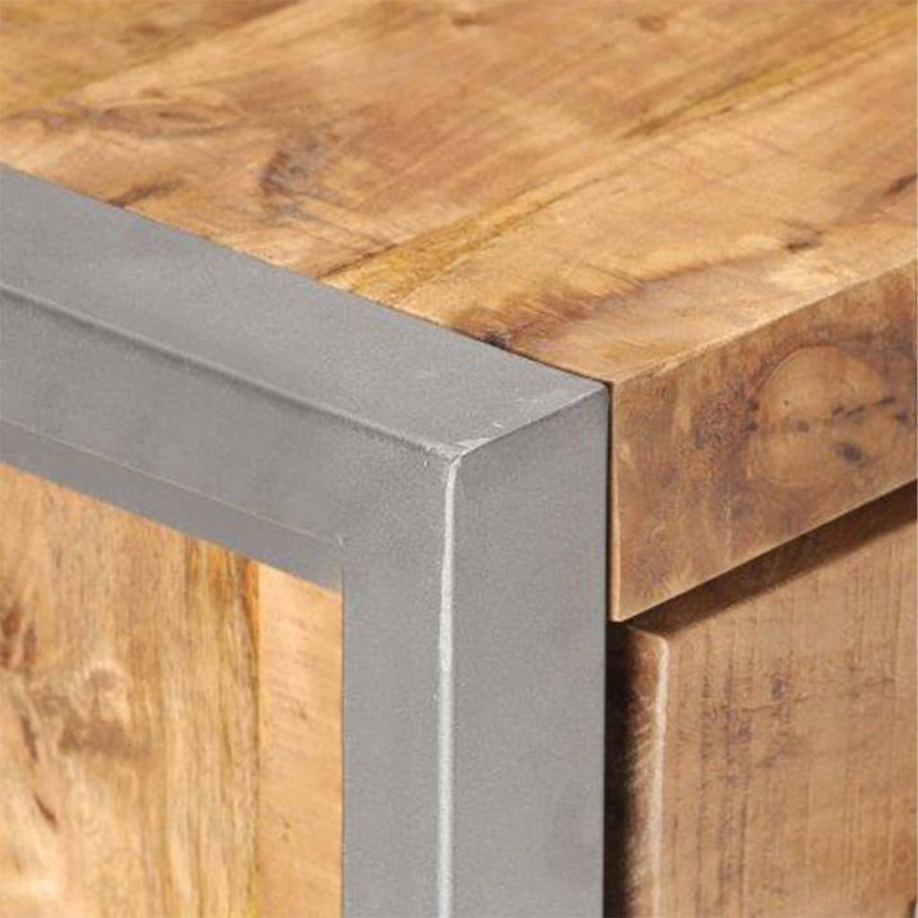 Buffet 60x35x70 cm Bois de manguier brut - XIOS