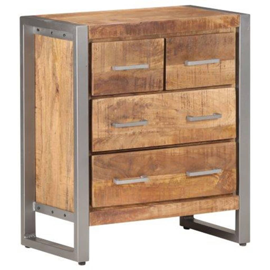 Buffet 60x35x70 cm Bois de manguier brut - XIOS