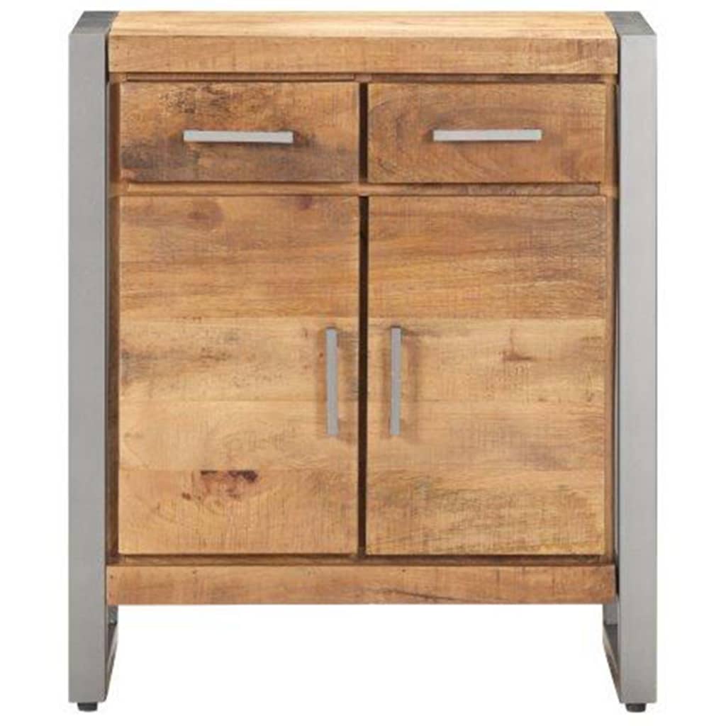 Buffet 60x35x72 cm Bois de manguier brut - XIOS