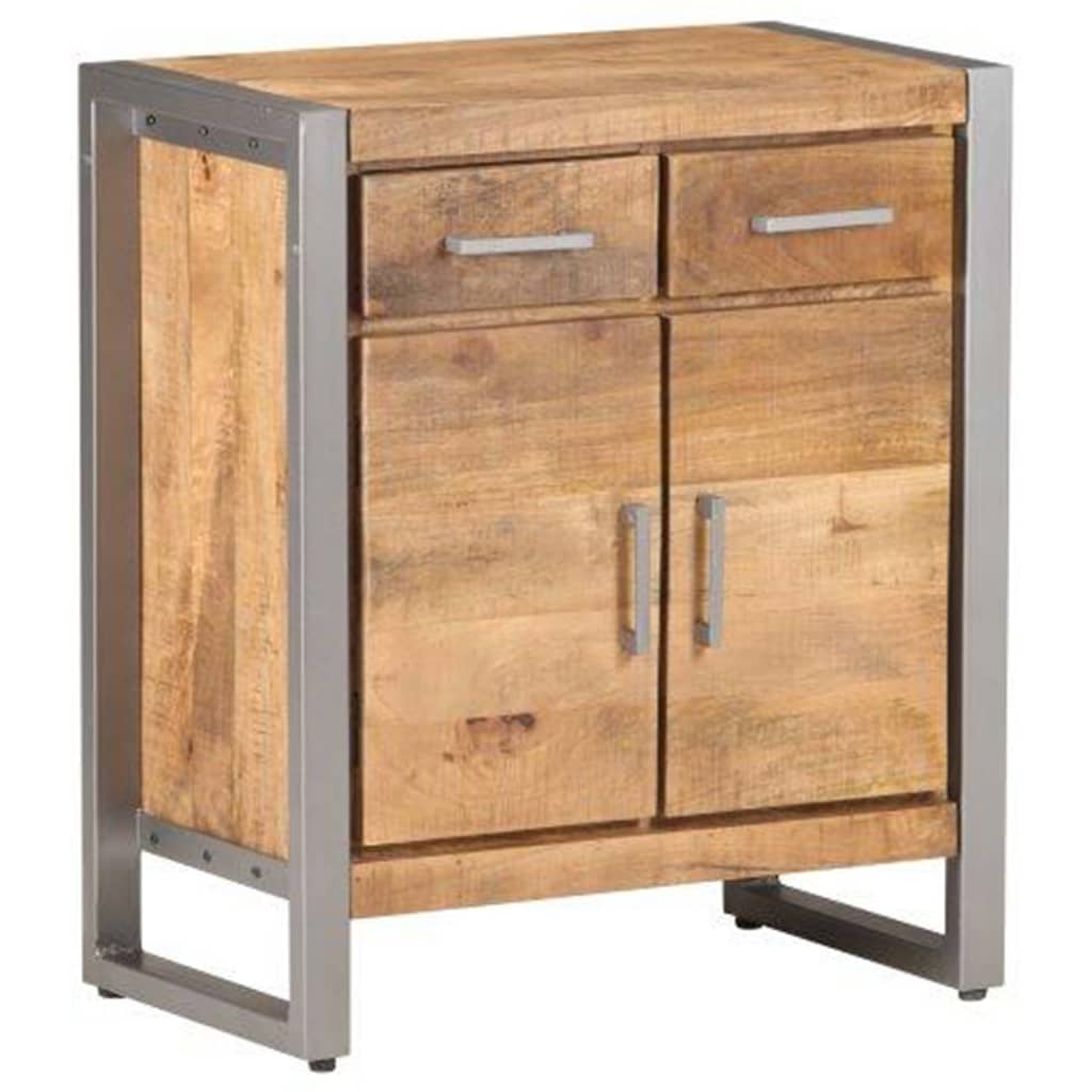 Buffet 60x35x72 cm Bois de manguier brut - XIOS