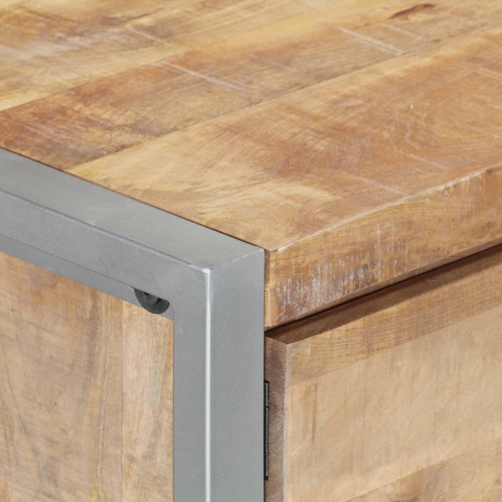 Table basse 95x50x40 cm Bois de manguier brut - XIOS