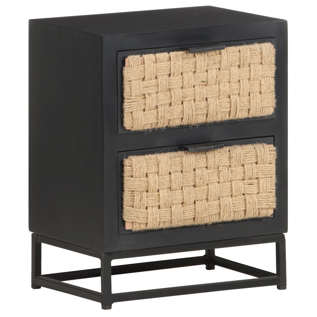 Table de chevet 40x30x50 cm Bois de manguier massif - XIOS