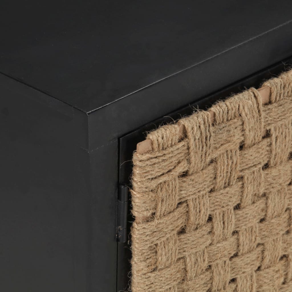 Meuble TV 120x30x40 cm Bois massif de manguier - XIOS