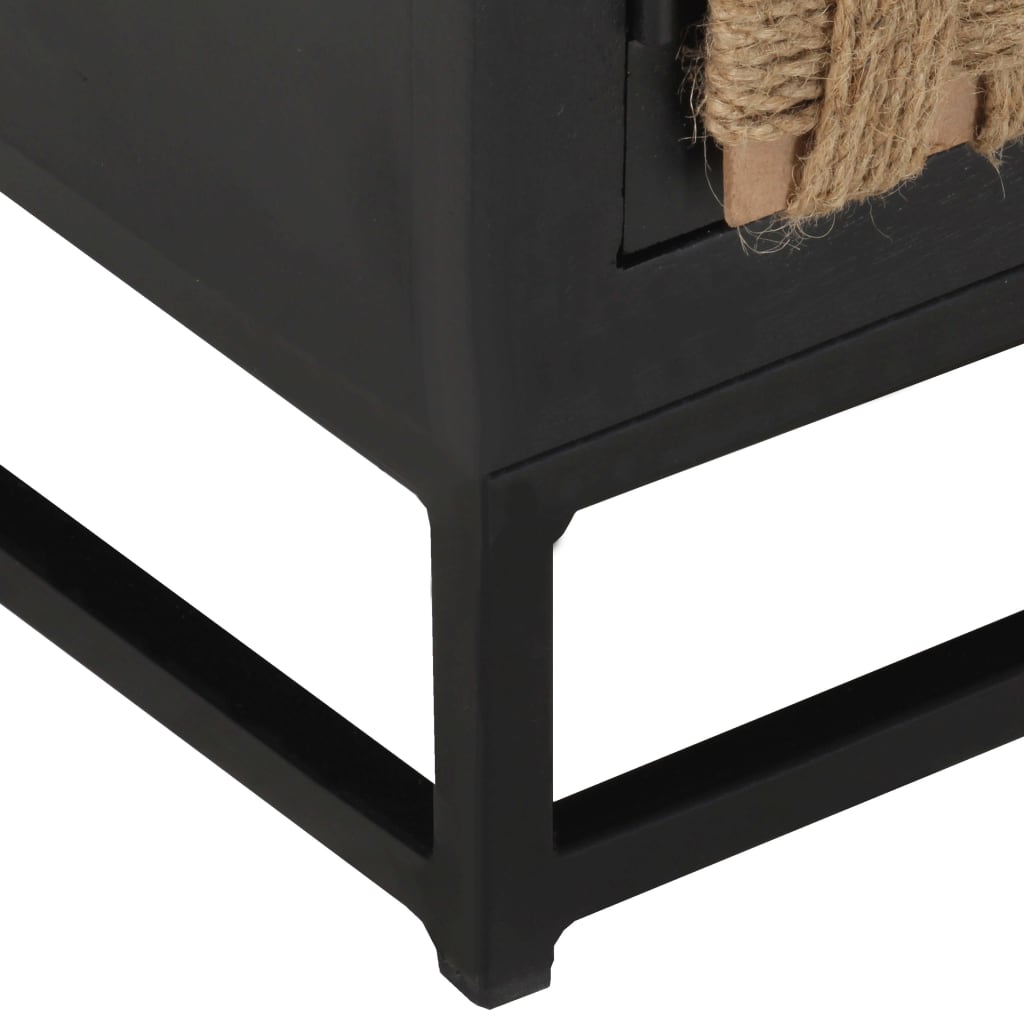 Meuble TV 120x30x40 cm Bois massif de manguier - XIOS