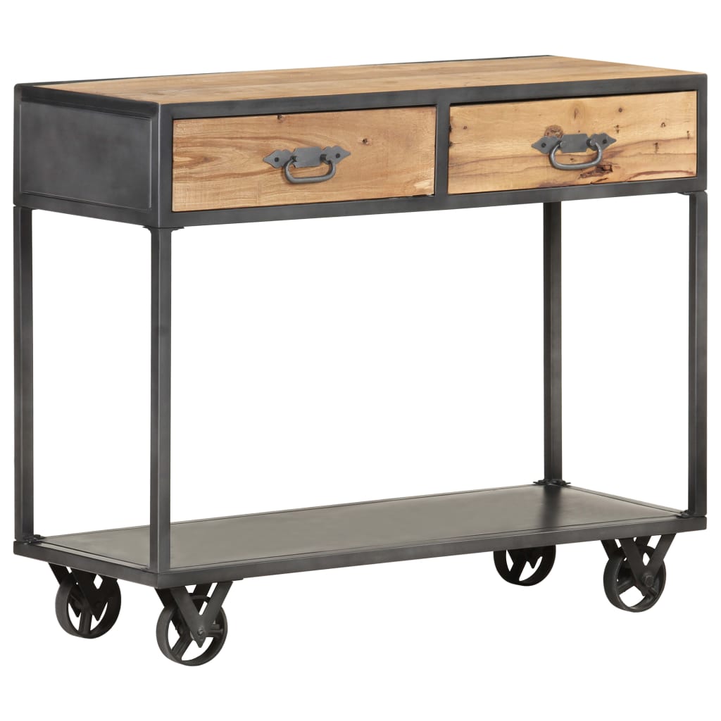 Table console 90x35x74 cm Bois de récupération massif - XIOS