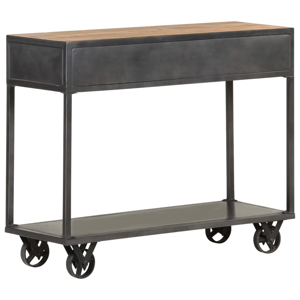 Table console 90x35x74 cm Bois de récupération massif - XIOS