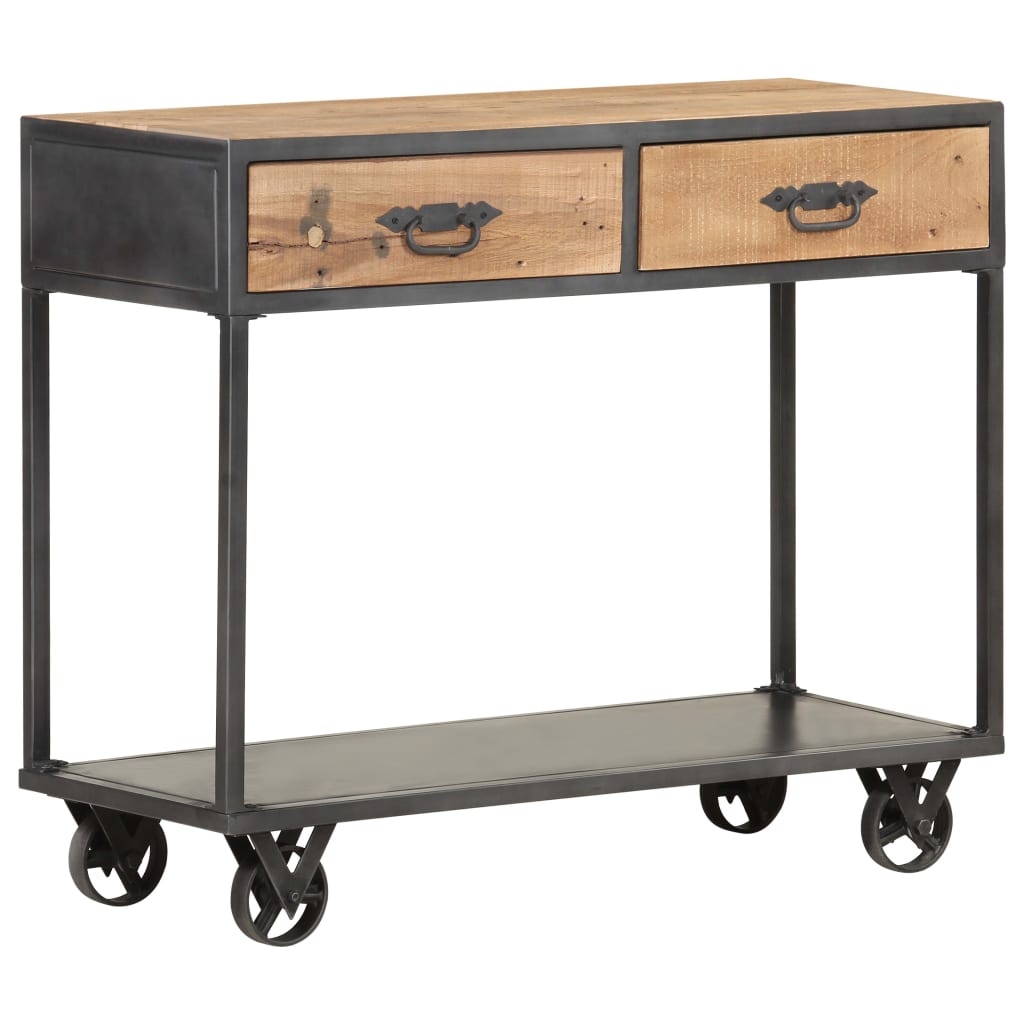 Table console 90x35x74 cm Bois de récupération massif - XIOS