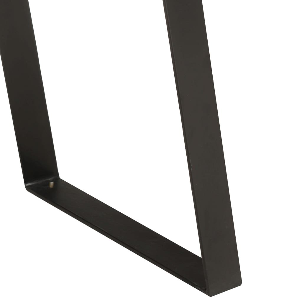 Table console 100x35x76 cm Bois d'acacia avec bord naturel - XIOS