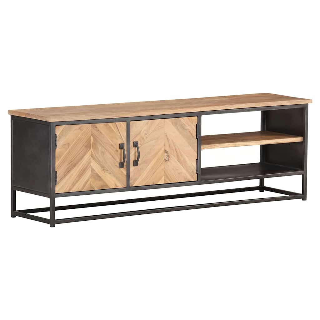 Meuble TV 120x30x40 cm Bois d'acacia massif